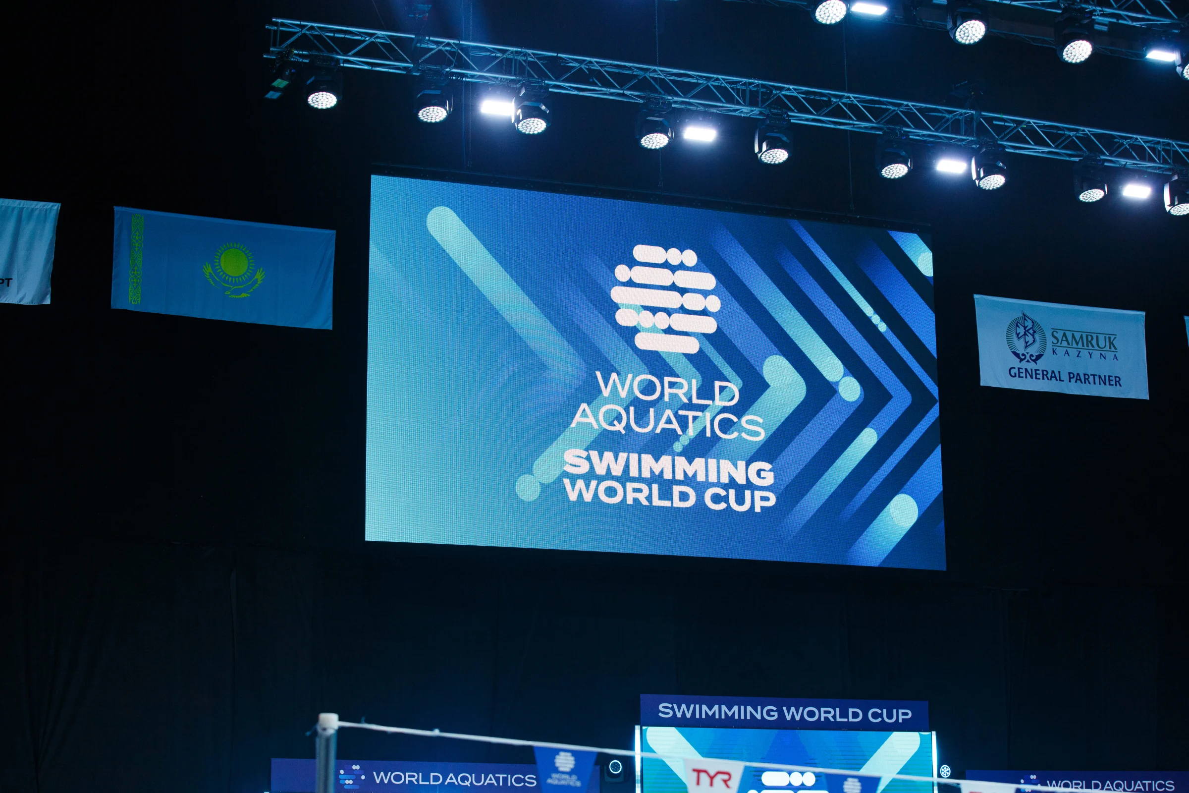В Астане состоялась церемония открытия этапа Кубка мира по плаванию World Aquatics Swimming World Cup